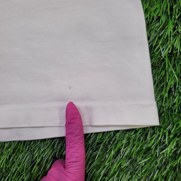 Vintage 90s Browns Ringer Shirt Womens Large 20x26 White USA - Picture 5 of 14